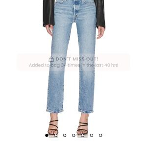 Levi's Light Blue Straight Leg Women's Jeans